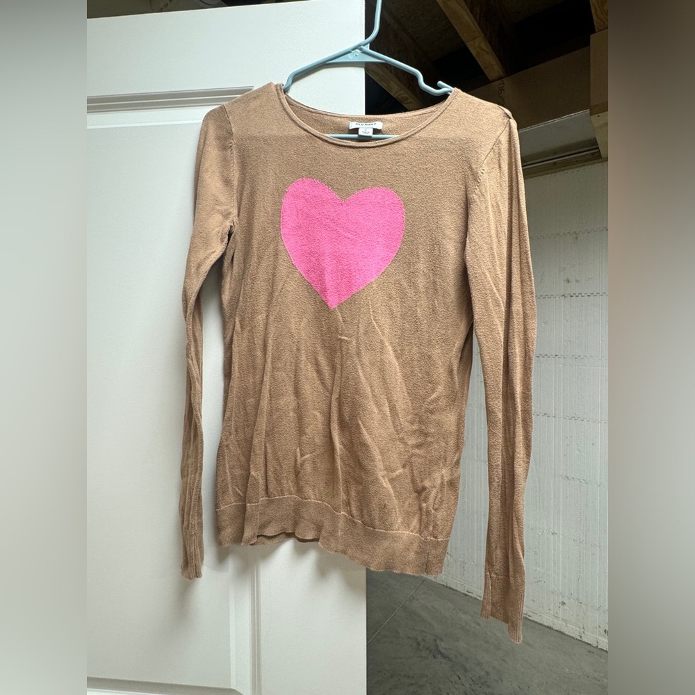 Old Navy Heart Long Sleeve Valentines Day Size Small